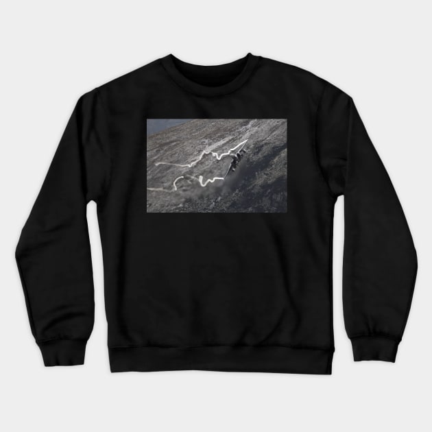 F15 Mach Loop Crewneck Sweatshirt by aviationart